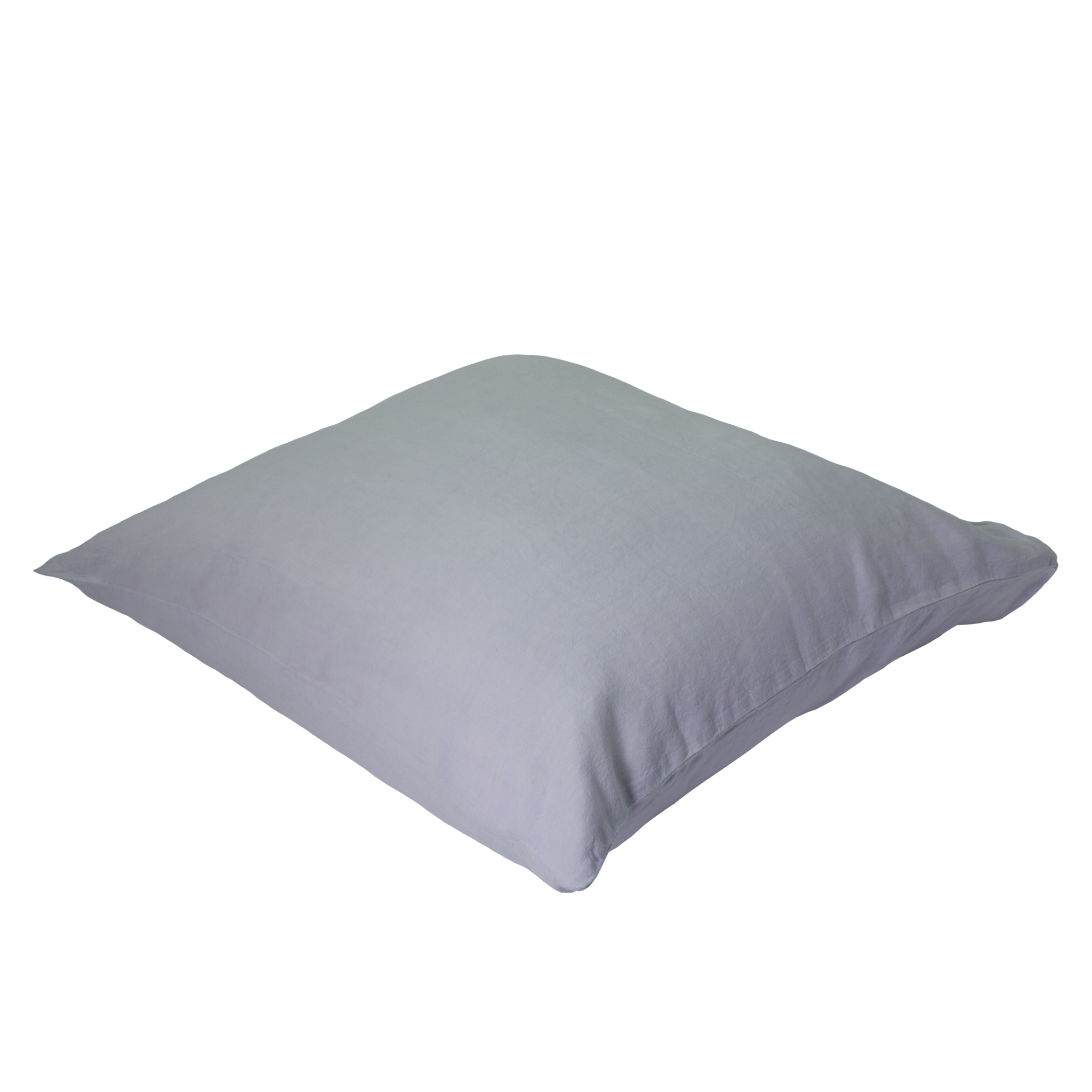 Taie d'oreiller lin lavé perle 65X65 CM Taie d'oreiller lin lavé perle 65X65 CM