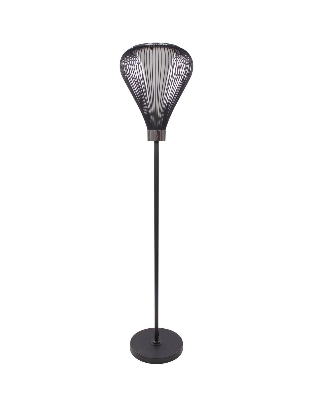 Lampadaire noir h155 (photo) Lampadaire noir h155