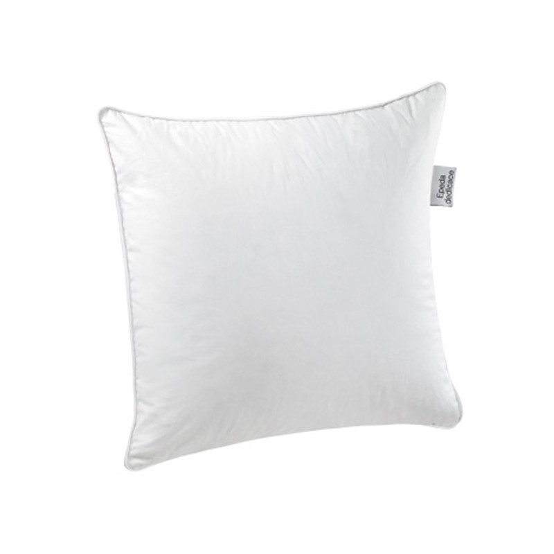 Oreiller en plumes et percale de coton 65x65 (photo) Oreiller en plumes et percale de coton 65x65
