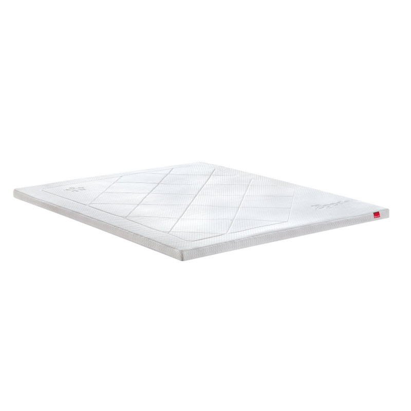 Surmatelas accueil moelleux et garnissage en mousse 80x200 (photo) Surmatelas accueil moelleux et garnissage en mousse 80x200