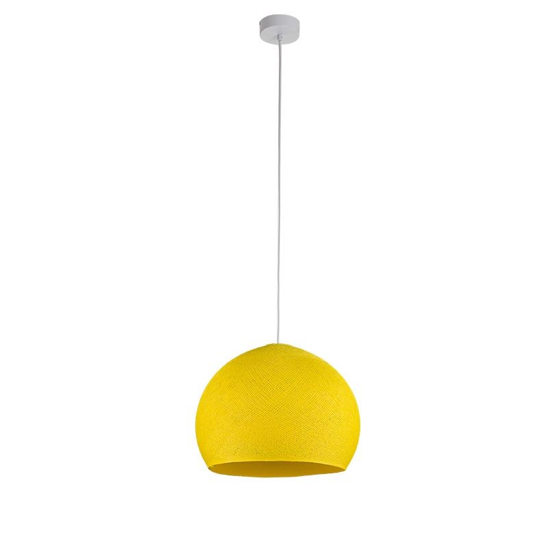 Suspension simple coupole M jaune Suspension simple coupole M jaune