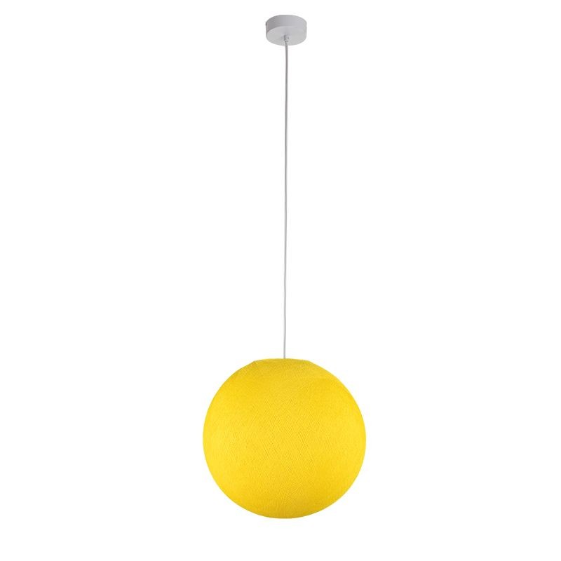 Suspension simple globe M jaune Suspension simple globe M jaune
