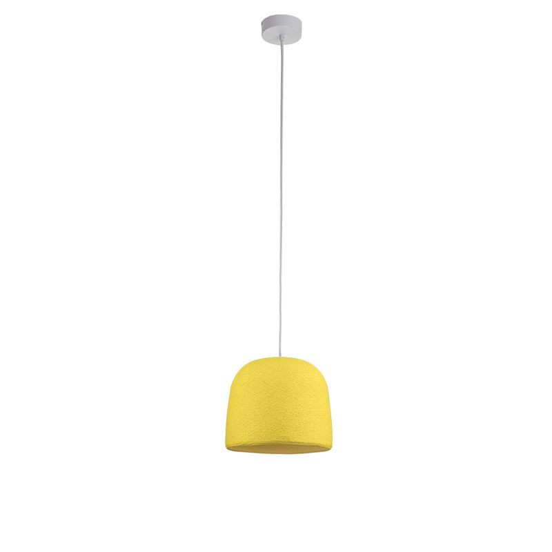 Suspension simple cloche jaune