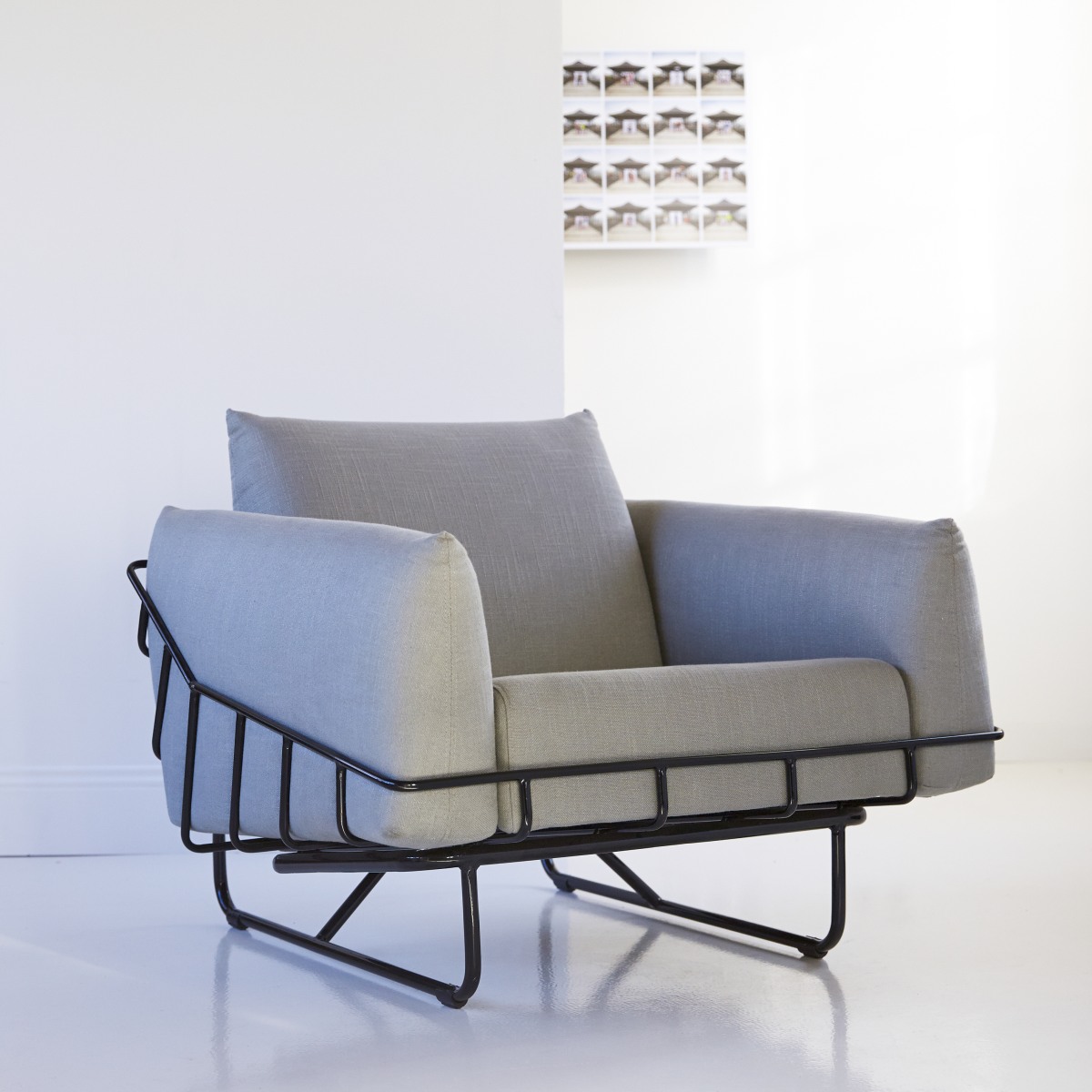 Fauteuil gris (photo) Fauteuil gris