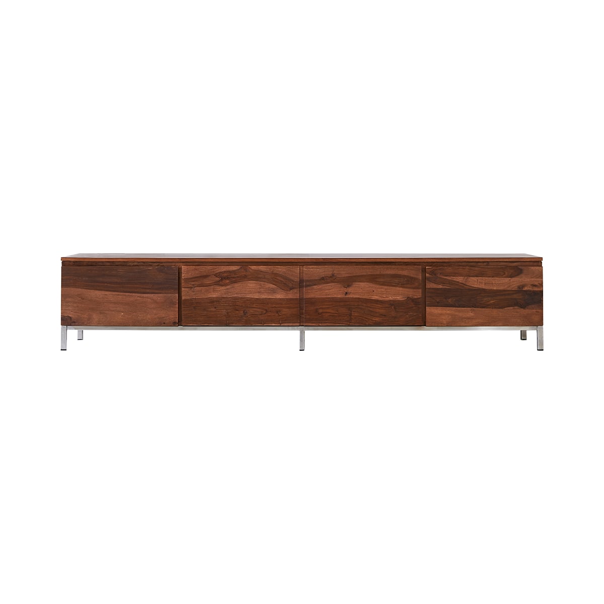 Meuble TV en bois de palissandre massif 205 cm (photo) Meuble TV en bois de palissandre massif 205 cm
