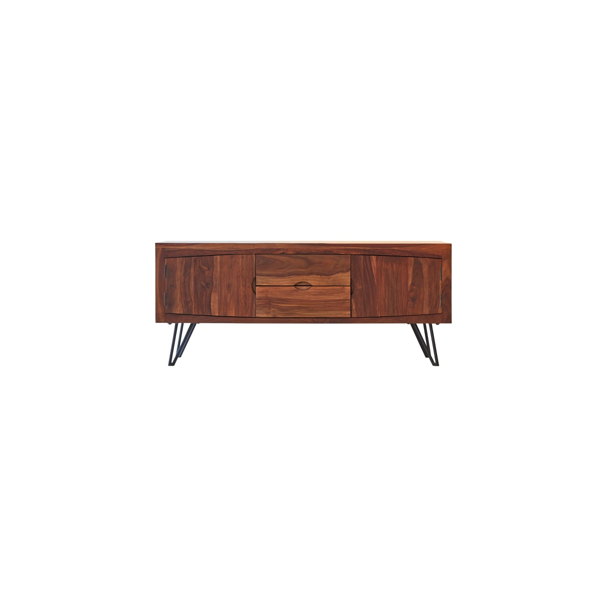 Meuble TV en bois de palissandre massif 150 cm