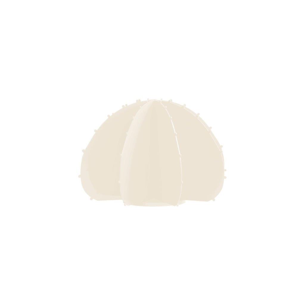 Cactus de jardin boule en aluminium blanc D44cm (photo) Cactus de jardin boule en aluminium blanc D44cm
