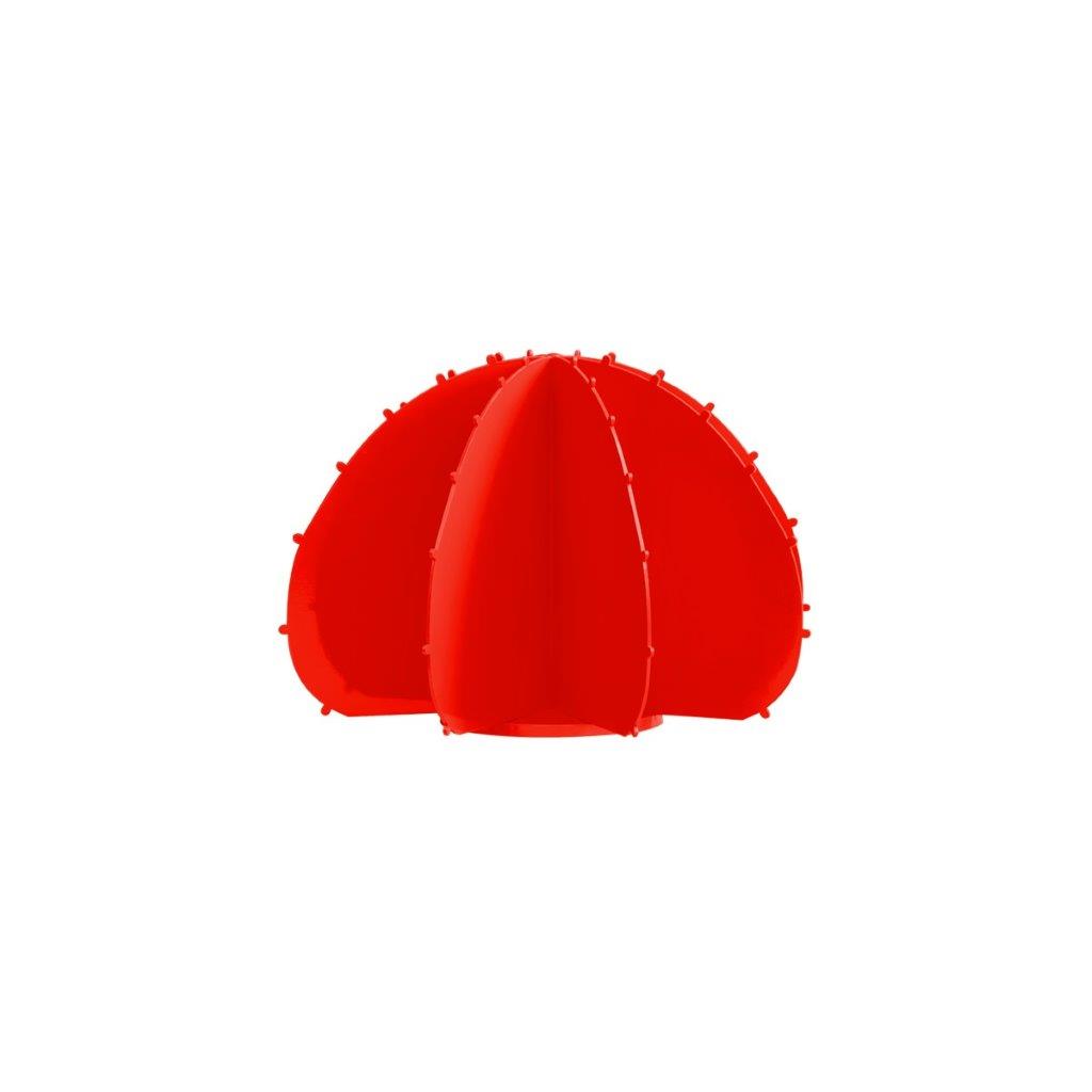 Cactus de jardin boule en aluminium rouge D44cm (photo) Cactus de jardin boule en aluminium rouge D44cm