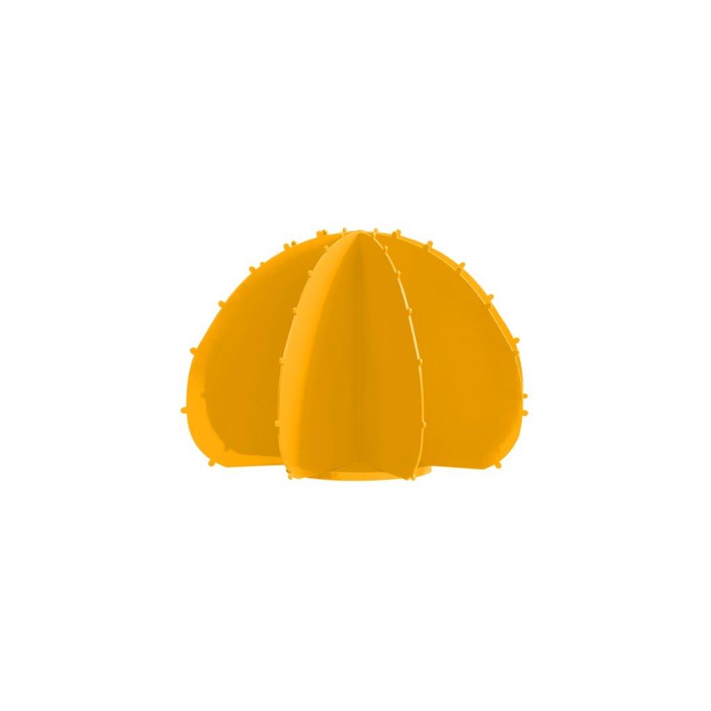 Cactus de jardin boule en aluminium jaune D44cm (photo) Cactus de jardin boule en aluminium jaune D44cm
