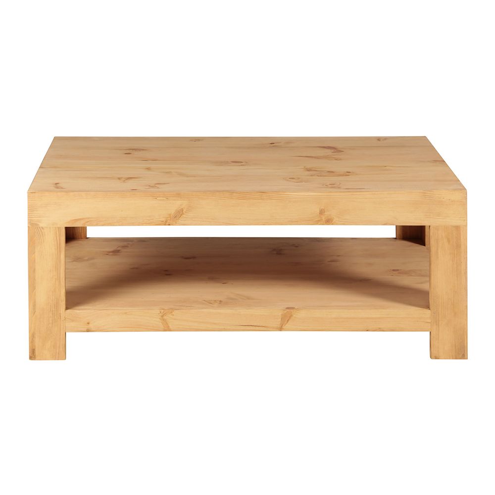 Table basse pin massif 120 cm