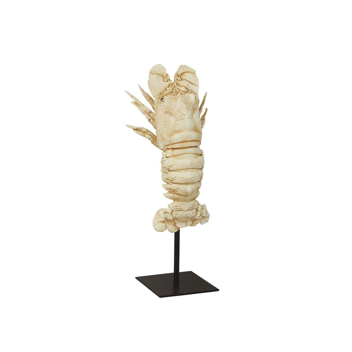 Homard en résine sur socle en métal (photo) Homard en résine sur socle en métal