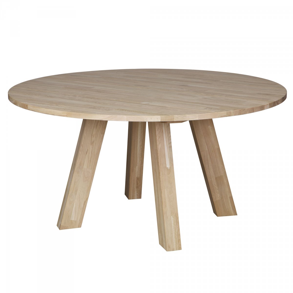 Table à manger ronde D150cm en chêne Table à manger ronde D150cm en chêne