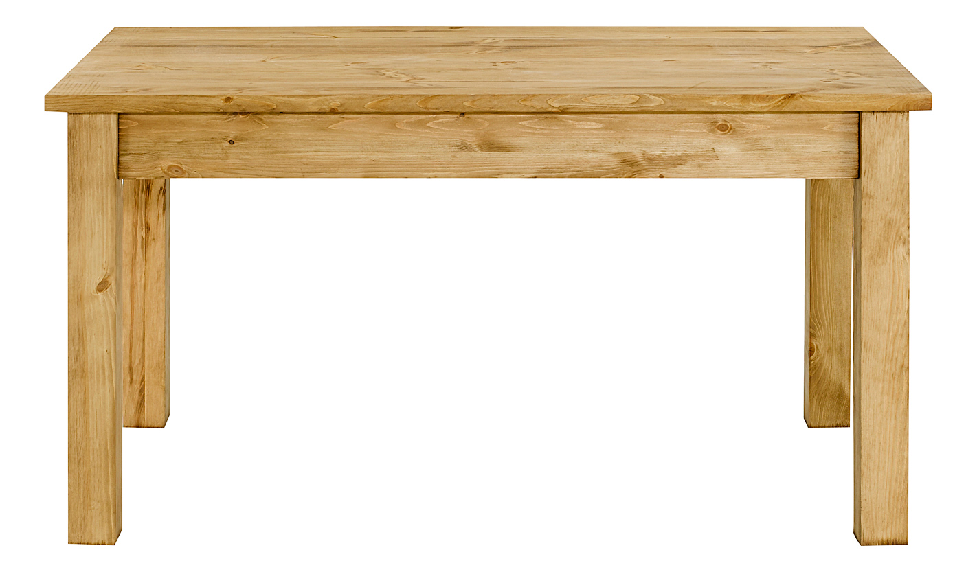 Table repas pin massif 140 x 90 cm allonges en option Table repas pin massif 140 x 90 cm allonges en option