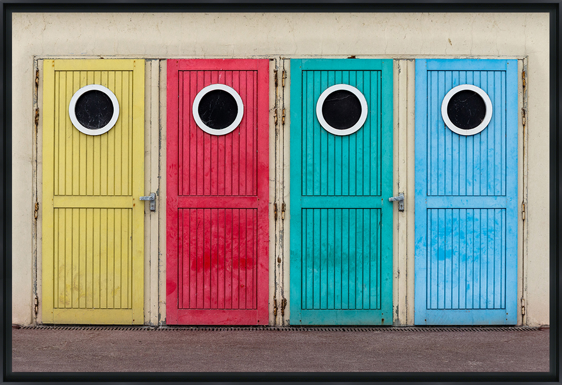 PORTES SUR LA MER - Photo encadrée de Olivier Morel 60x40 cm (photo) PORTES SUR LA MER - Photo encadrée de Olivier Morel 60x40 cm