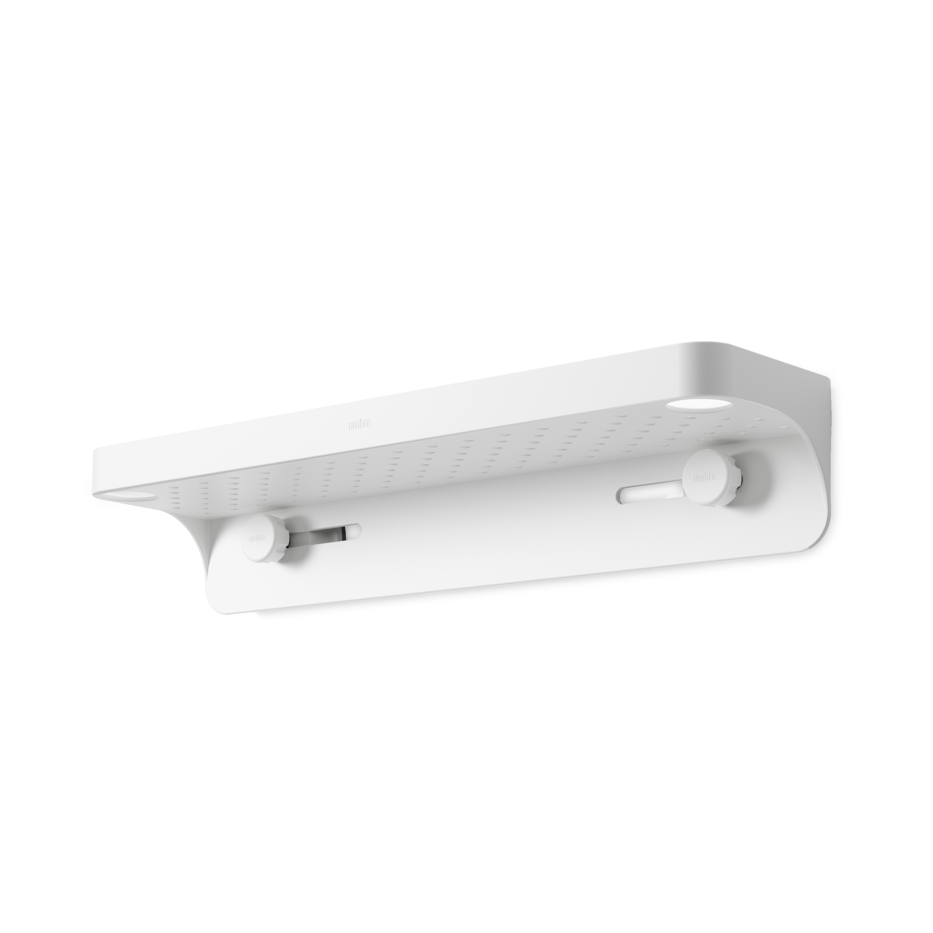 Etagère de salle de bain Flex Sure-Lock, ventousée, blanche. Etagère de salle de bain Flex Sure-Lock, ventousée, blanche.