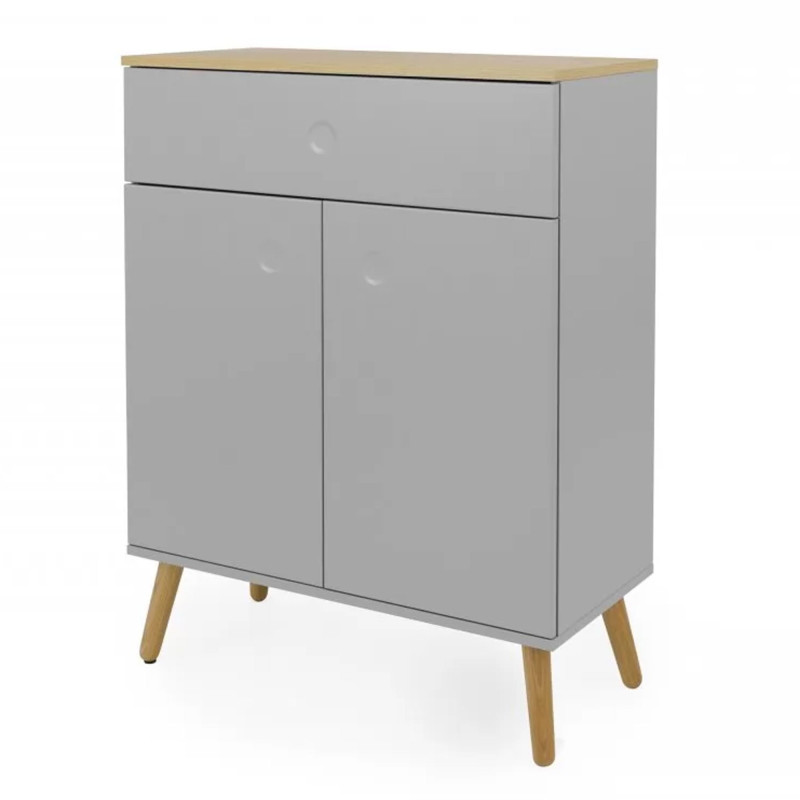 Console design scandinave Gris