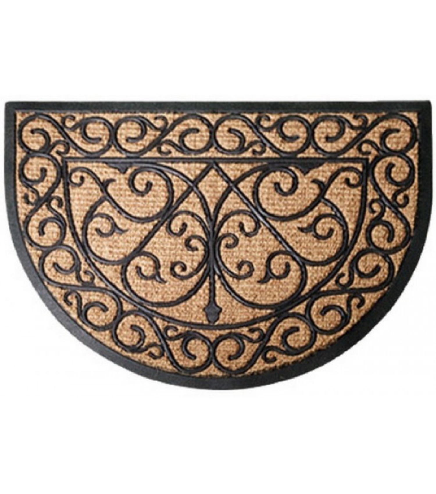 Paillasson en caoutchouc et coco 75x45 Paillasson en caoutchouc et coco 75x45