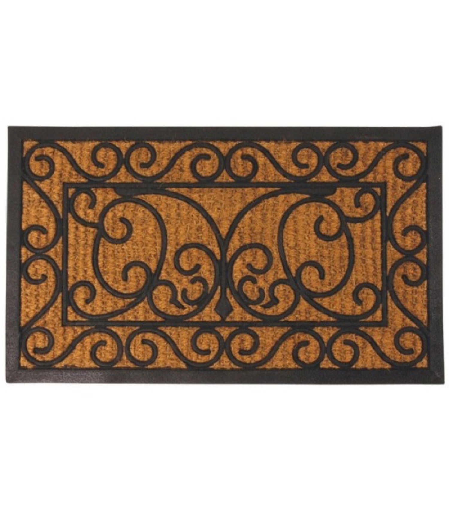 Paillasson en coco et caoutchouc 75x45 Paillasson en coco et caoutchouc 75x45
