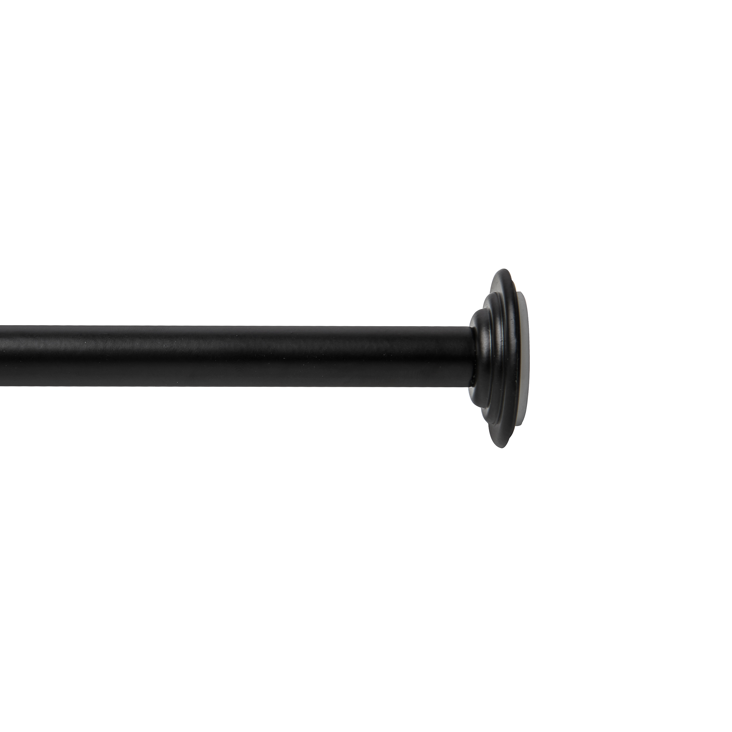 Barre de tension à rideaux ext. 91.4 à 137.1cm D13mm noir Barre de tension à rideaux ext. 91.4 à 137.1cm D13mm noir