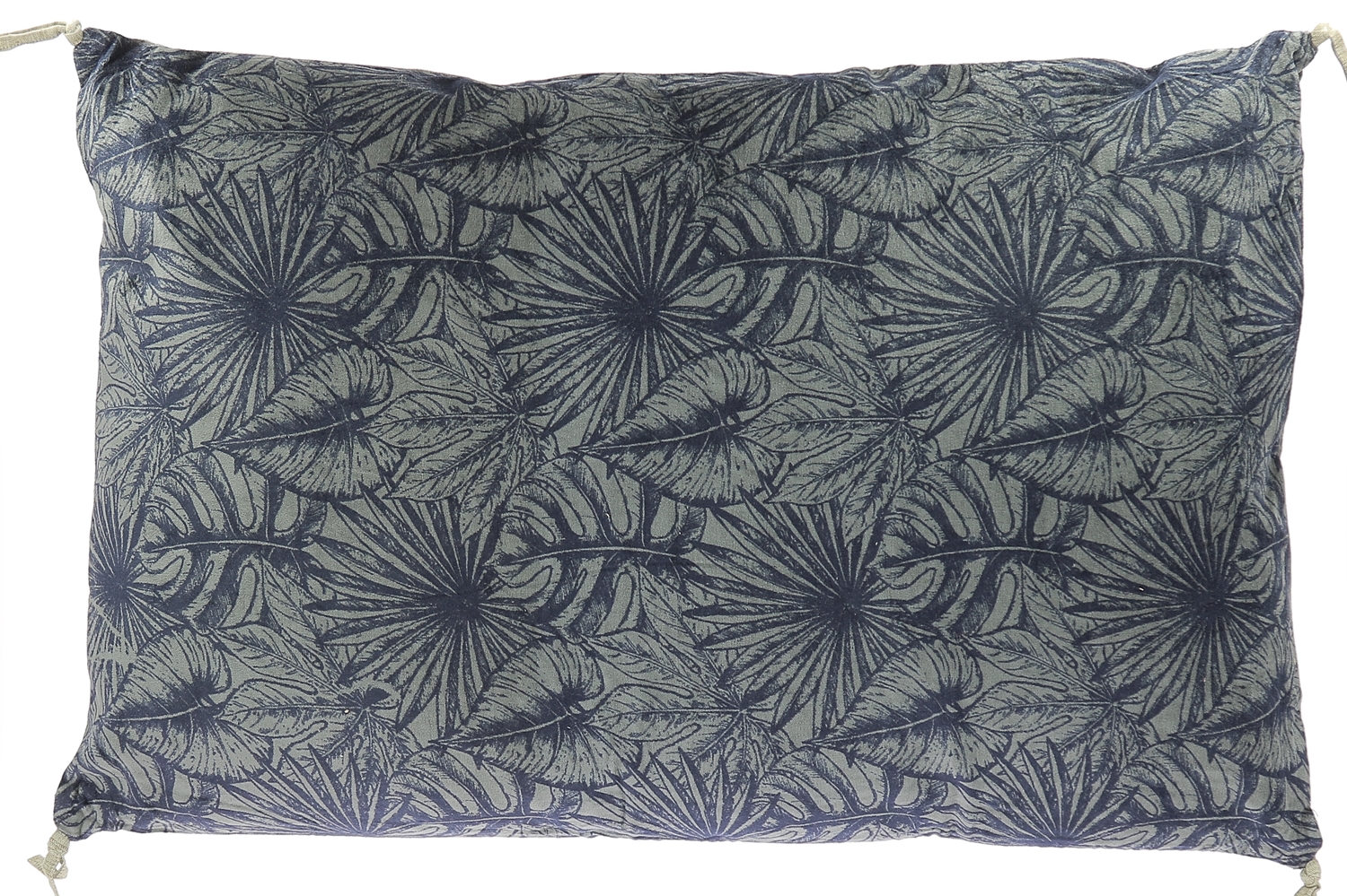 Grand coussin en velours de coton imprimé 50x75 cm plomb Grand coussin en velours de coton imprimé 50x75 cm plomb