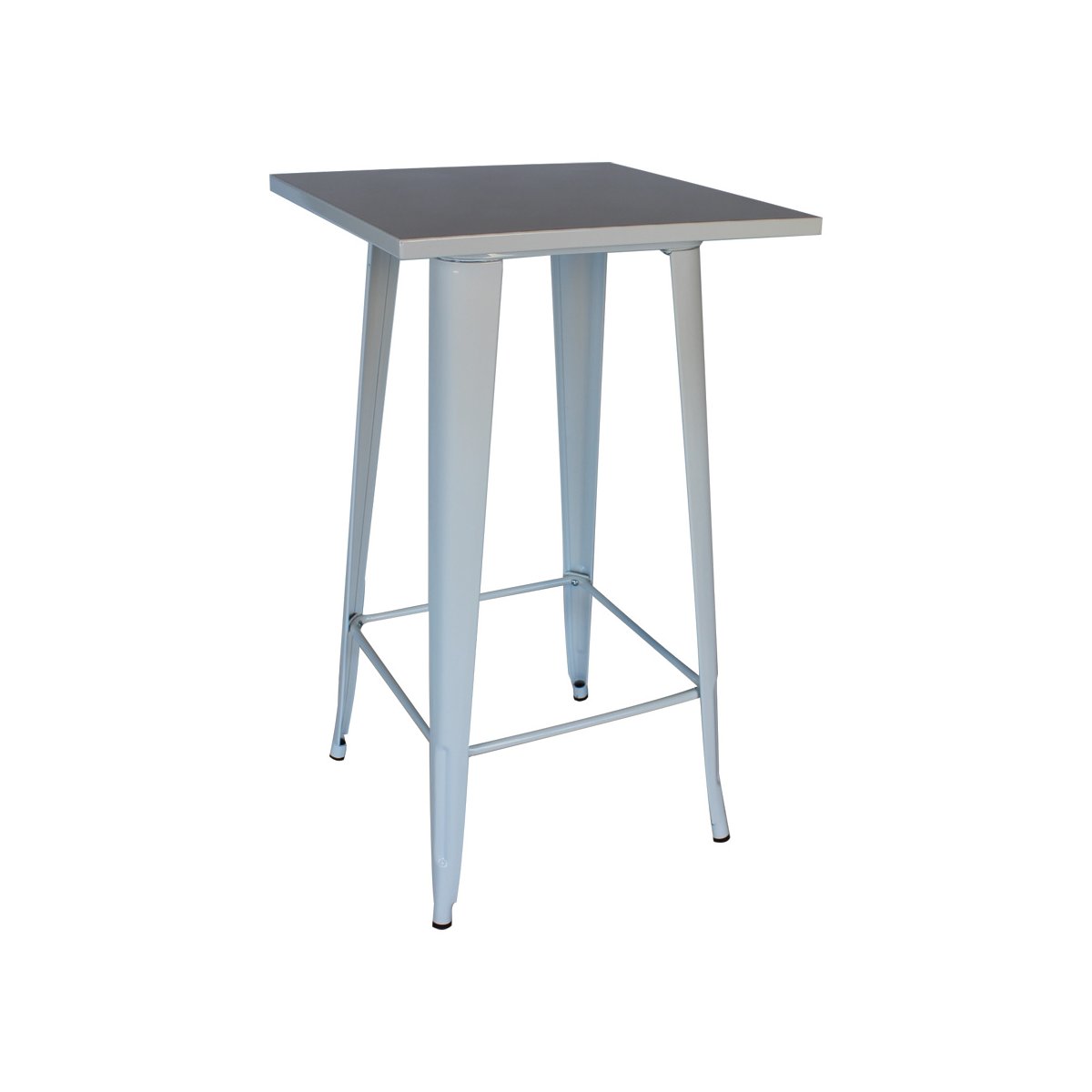 Table haute métal style industriel blanc Table haute métal style industriel blanc