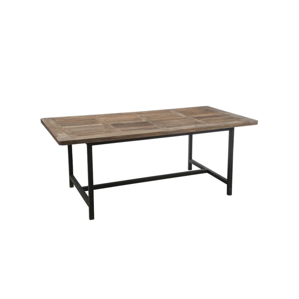 Table à manger bois et métal