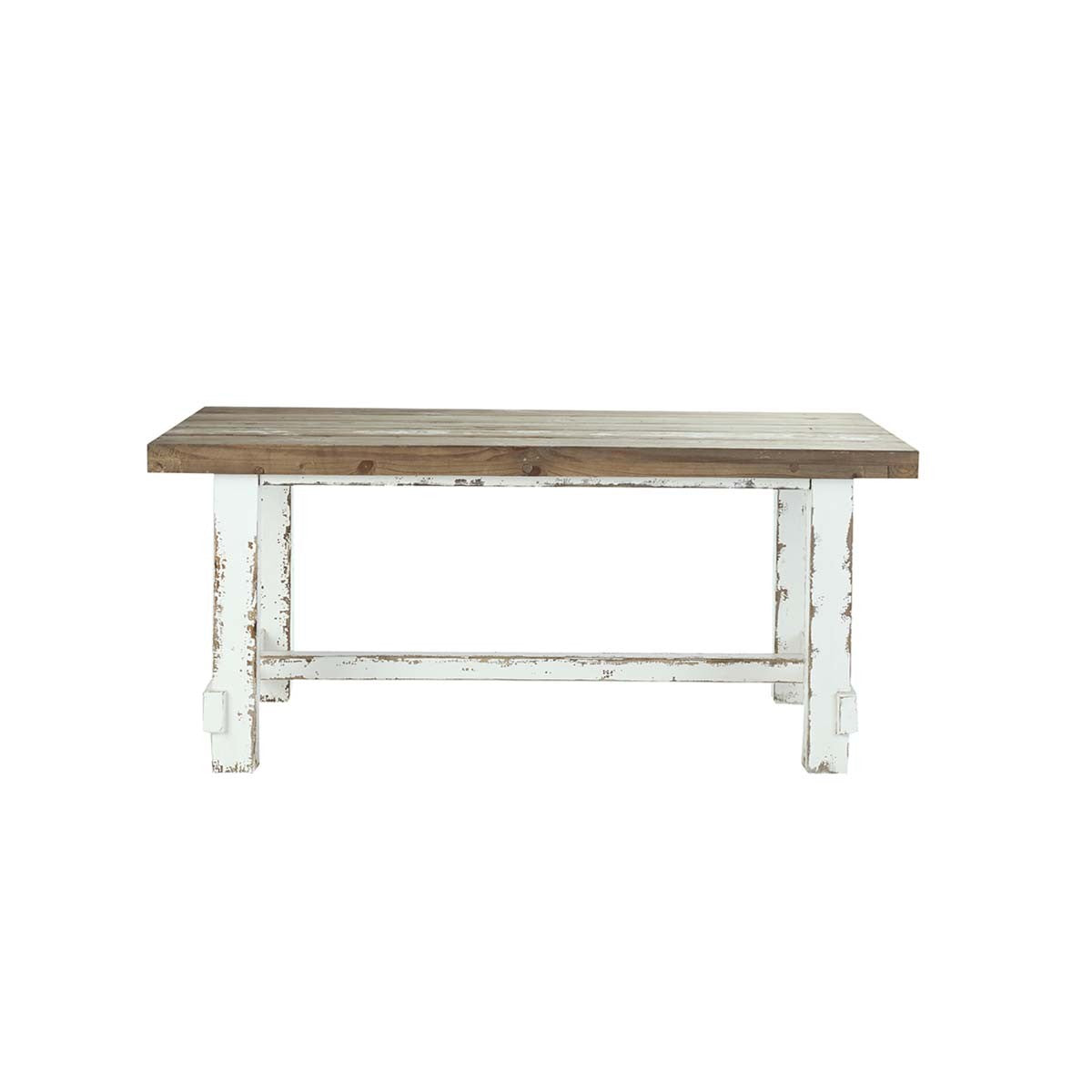 Table en bois recyclé massif 8 pers.