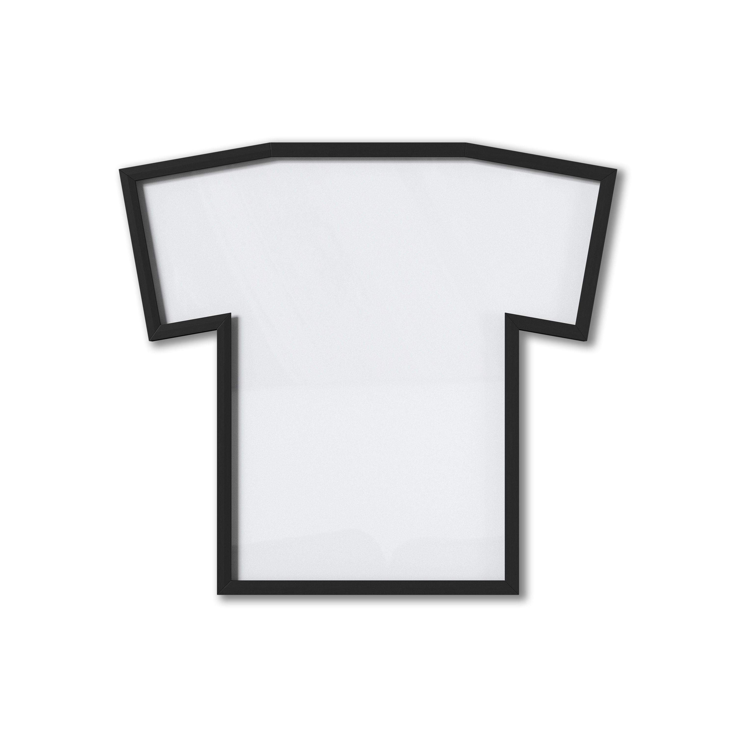 Cadre à fixer pour tee shirt XL en plastique noir
