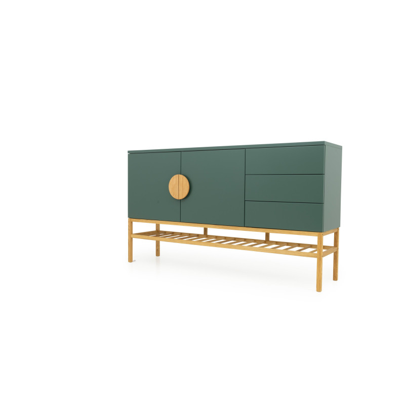 Buffet bas design en bois Vert
