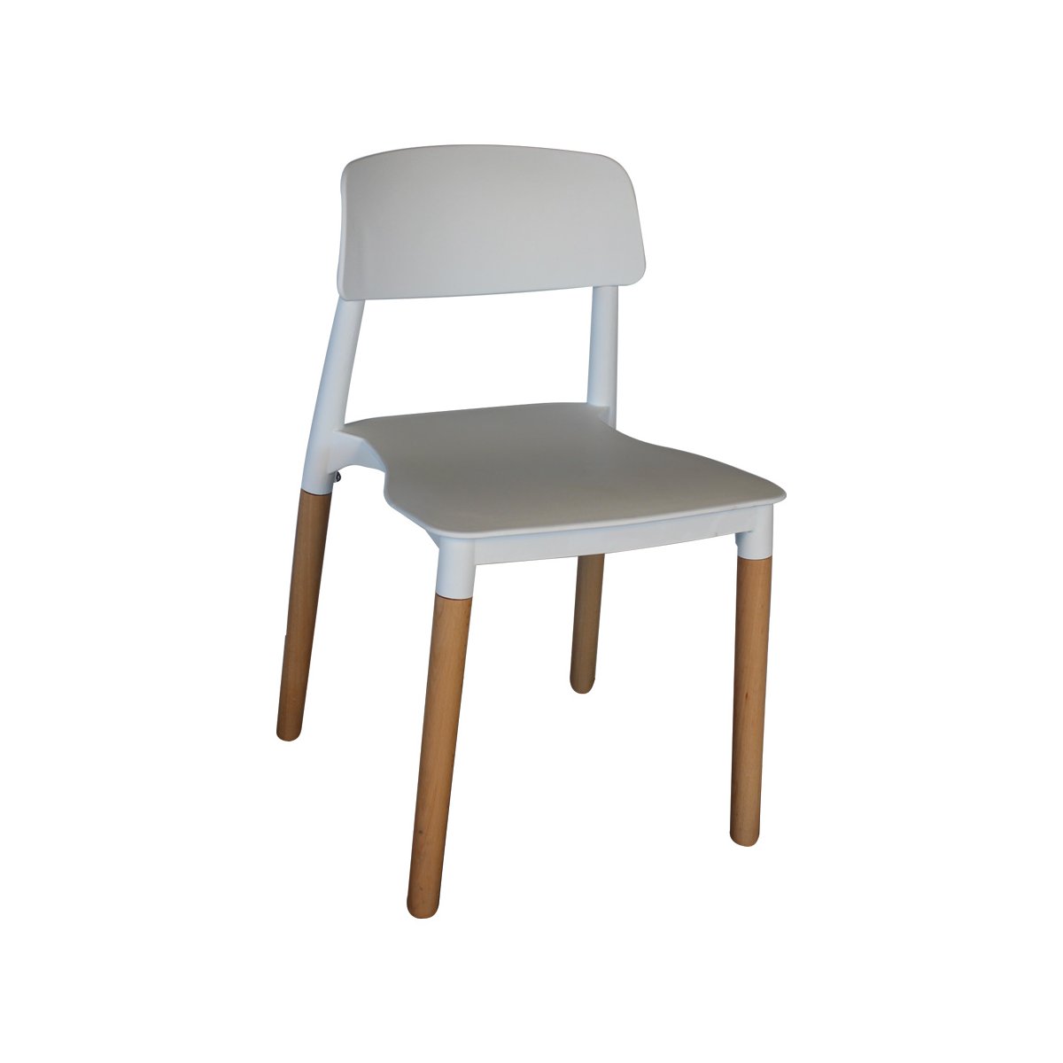 Chaise design moderne blanc