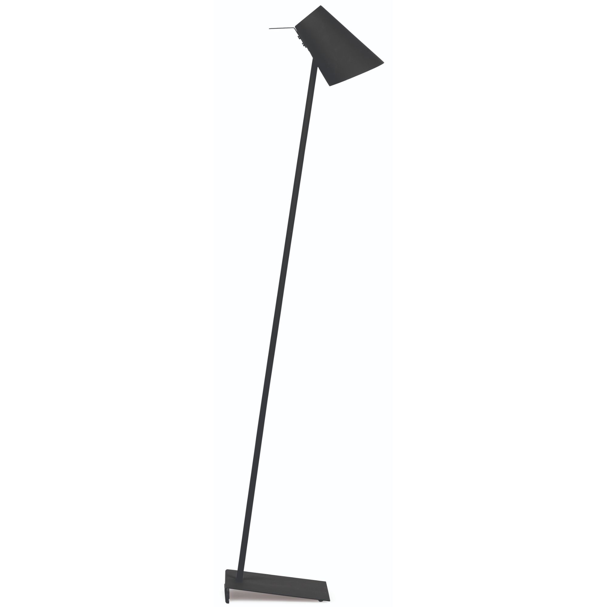 Lampadaire noir finition gomme H139cm Lampadaire noir finition gomme H139cm