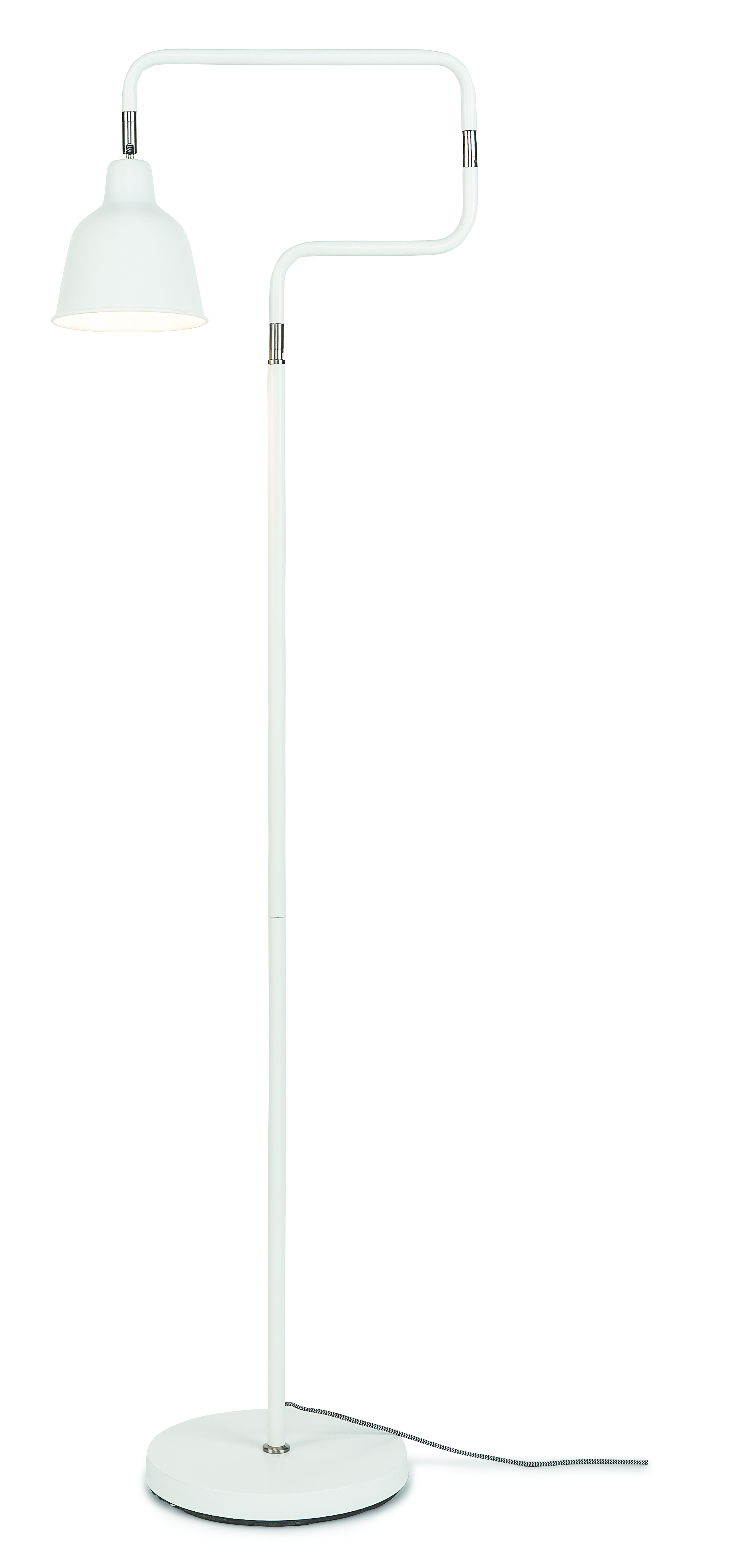 Lampadaire sur pied blanc H150cm (photo) Lampadaire sur pied blanc H150cm