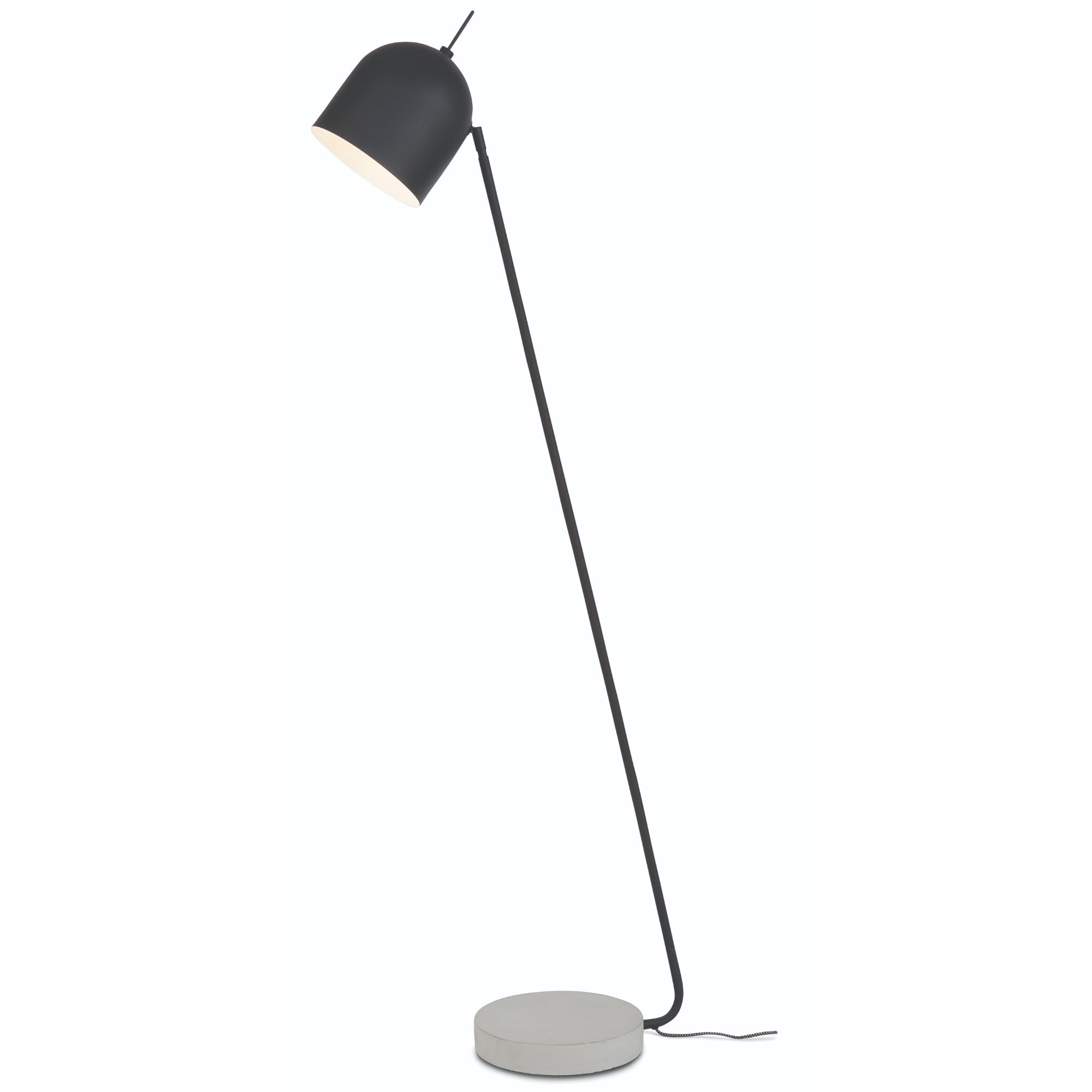 Lampadaire sur pied noir H146cm (photo) Lampadaire sur pied noir H146cm