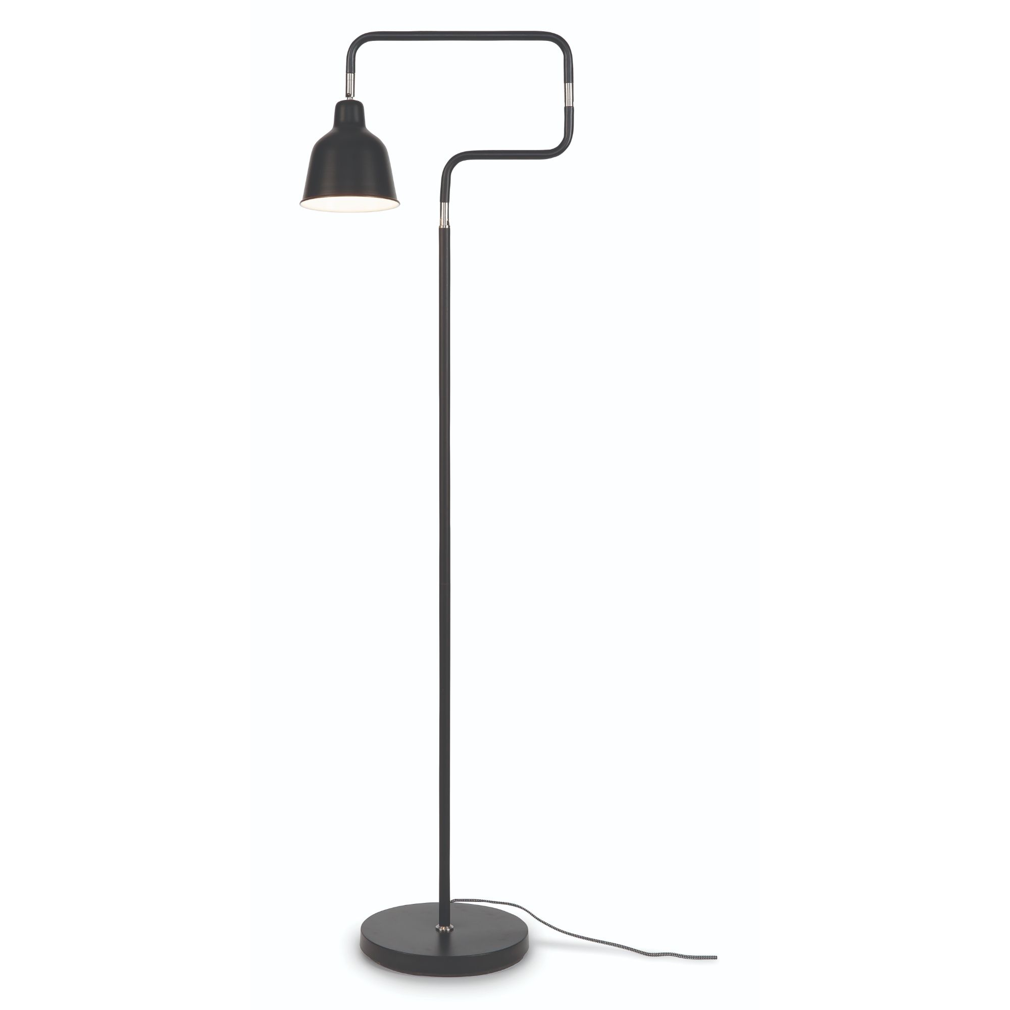 Lampadaire sur pied noir H150cm (photo) Lampadaire sur pied noir H150cm