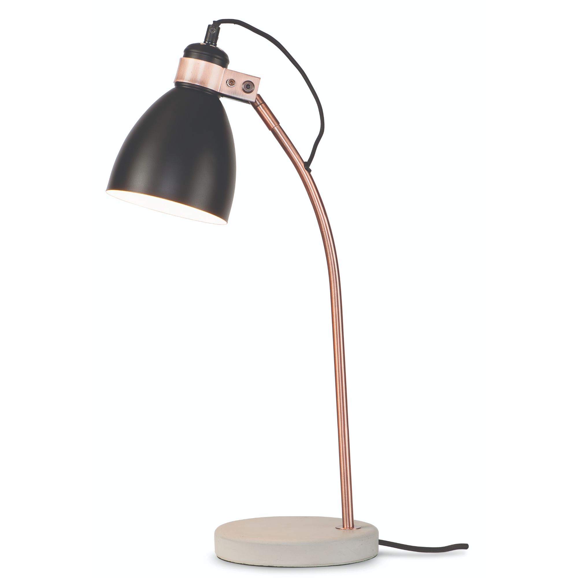 Lampe de table noire H50cm Lampe de table noire H50cm