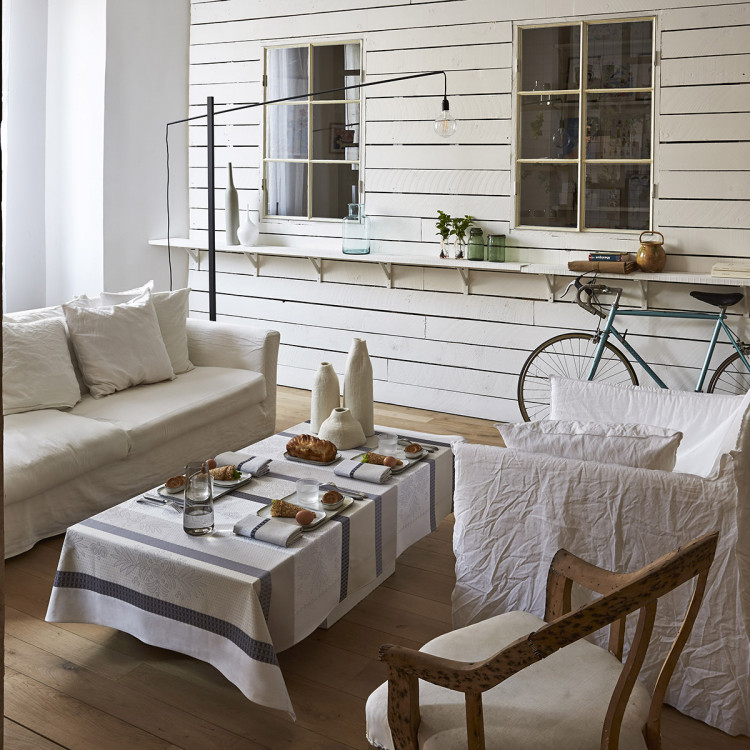 Nappe en coton seigle 175 x 175 (photo) Nappe en coton seigle 175 x 175