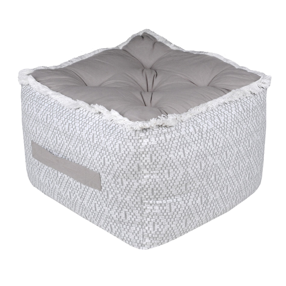 Coussin de sol en coton 40x40 (photo) Coussin de sol en coton 40x40
