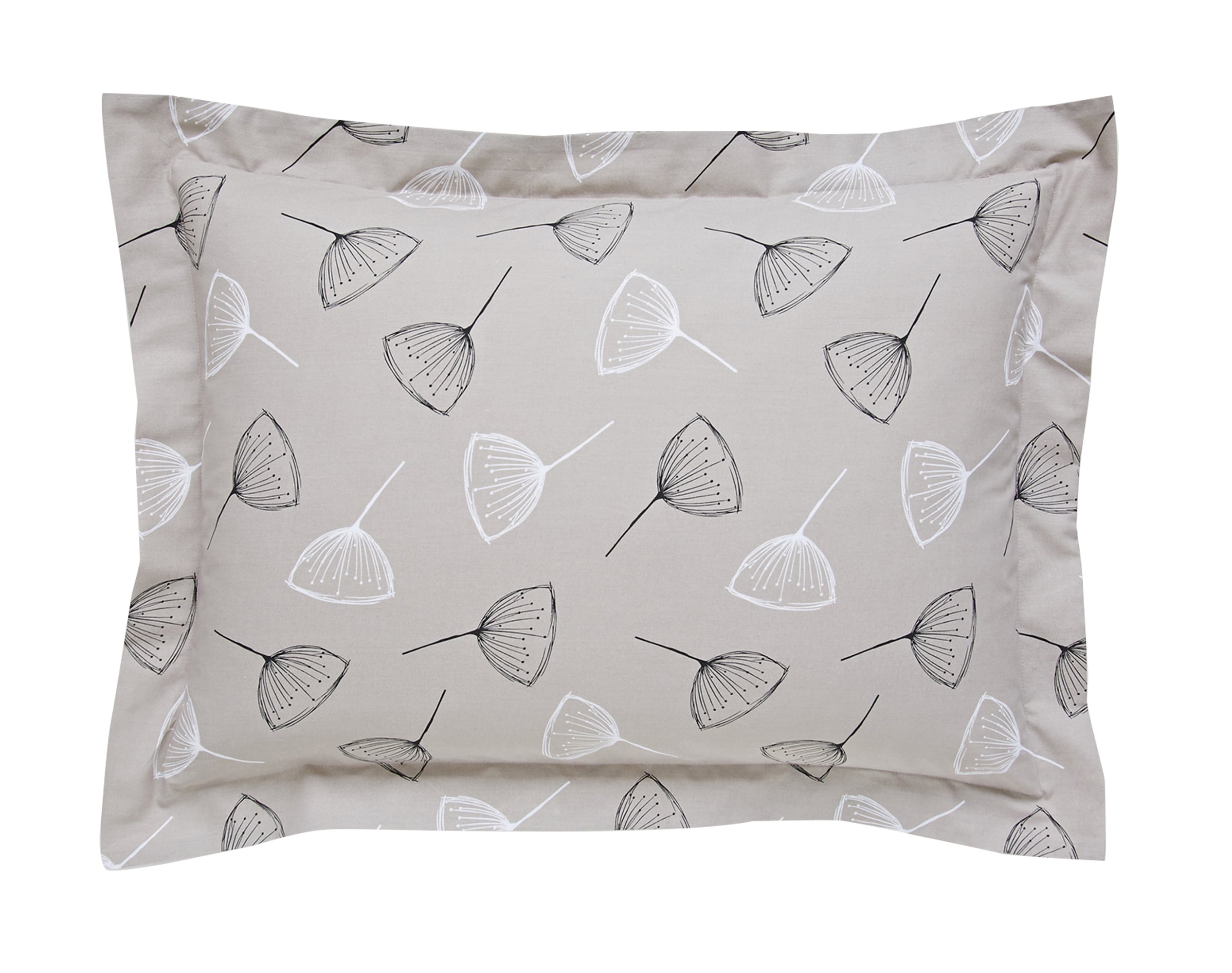 Taie d'oreiller 50x70 en coton beige Taie d'oreiller 50x70 en coton beige