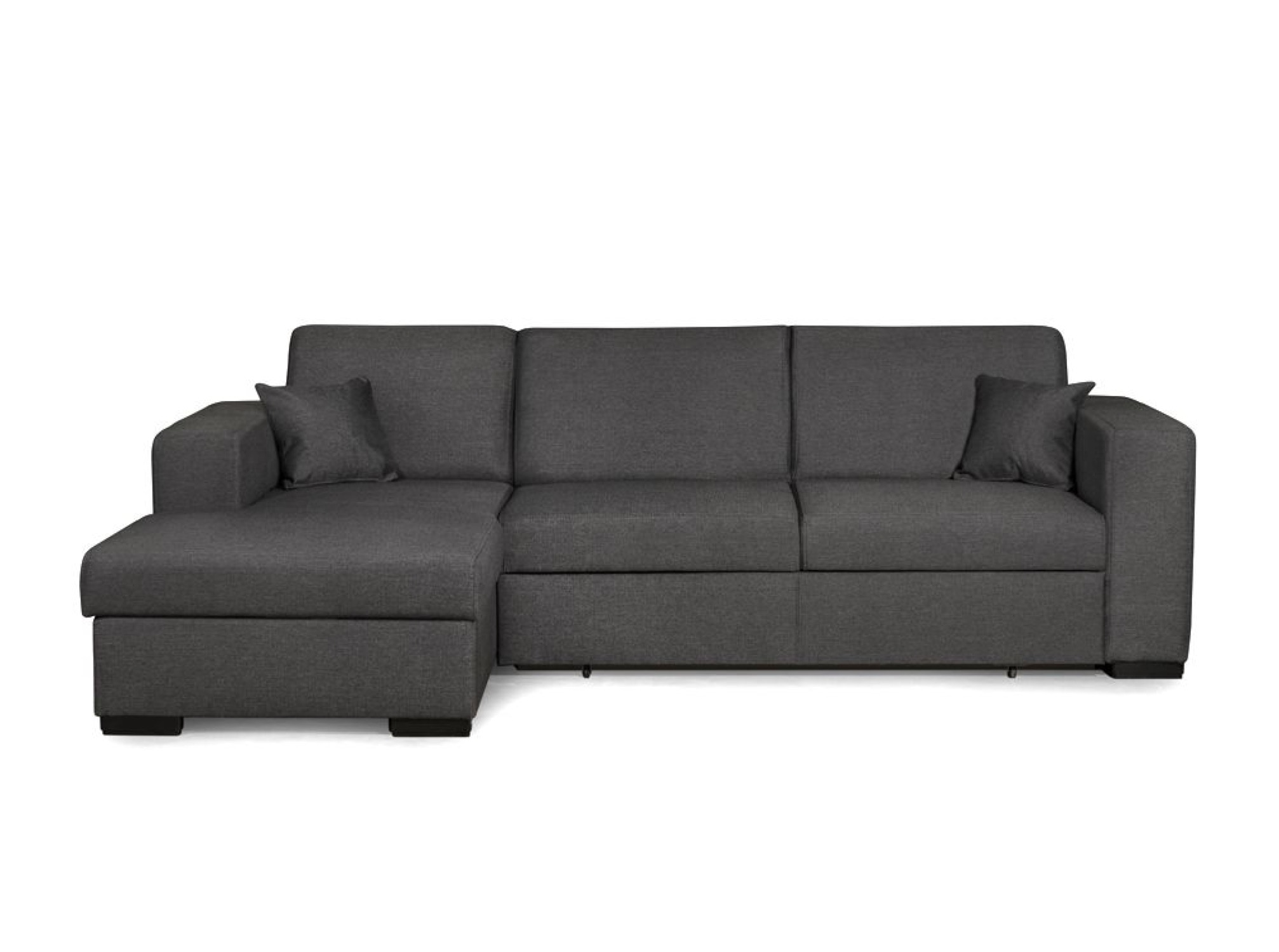 Canapé d'angle Gris Tissu Moderne Confort Promotion
