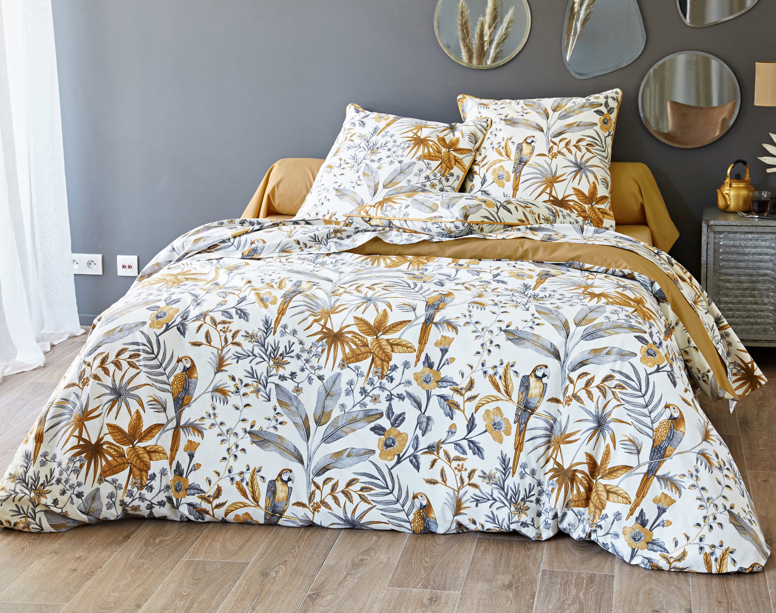 Housse de couette 140x200 en coton multicolore (photo) Housse de couette 140x200 en coton multicolore