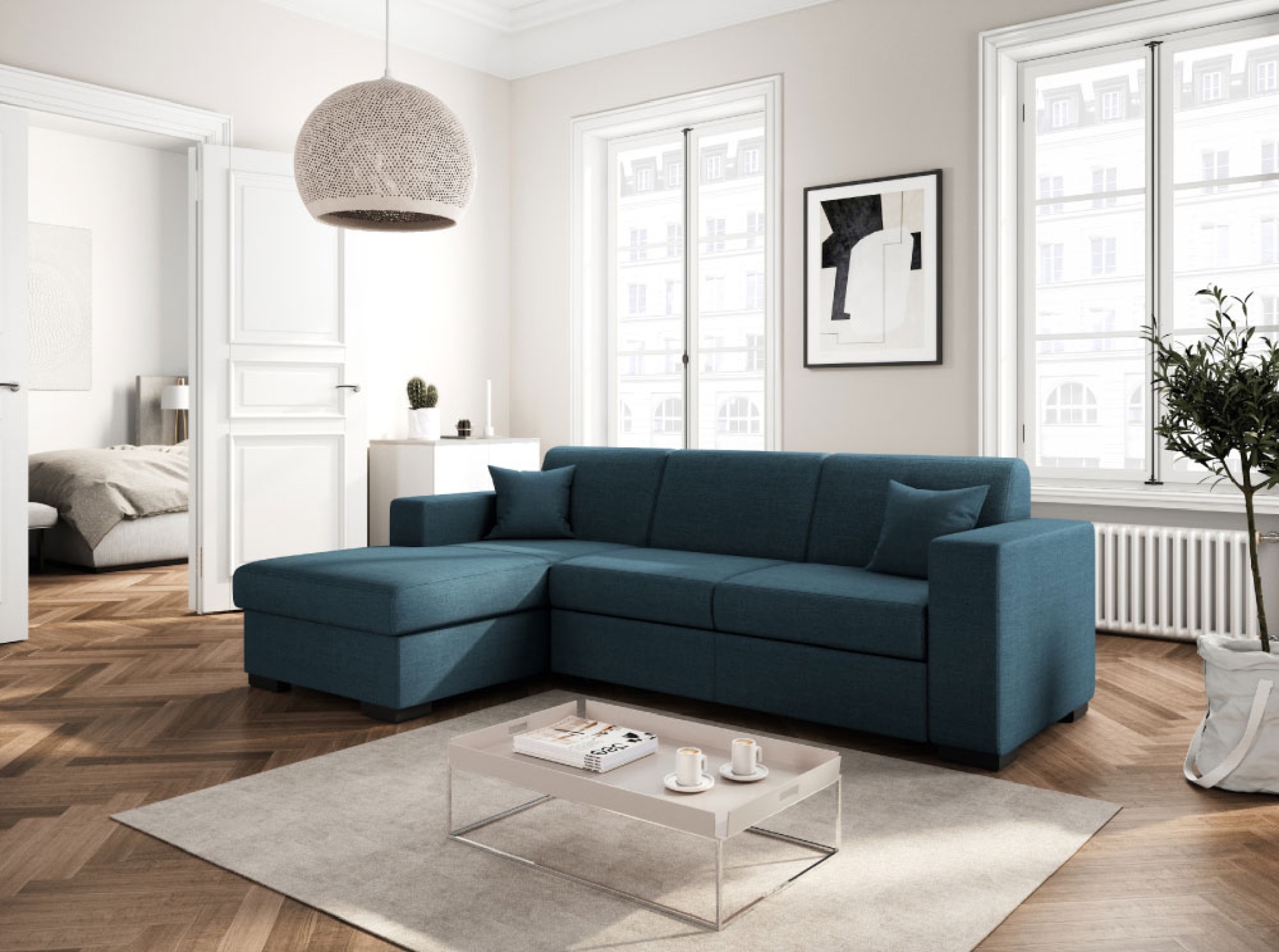 Produit similaire: fuji - Canapé convertible Bleu