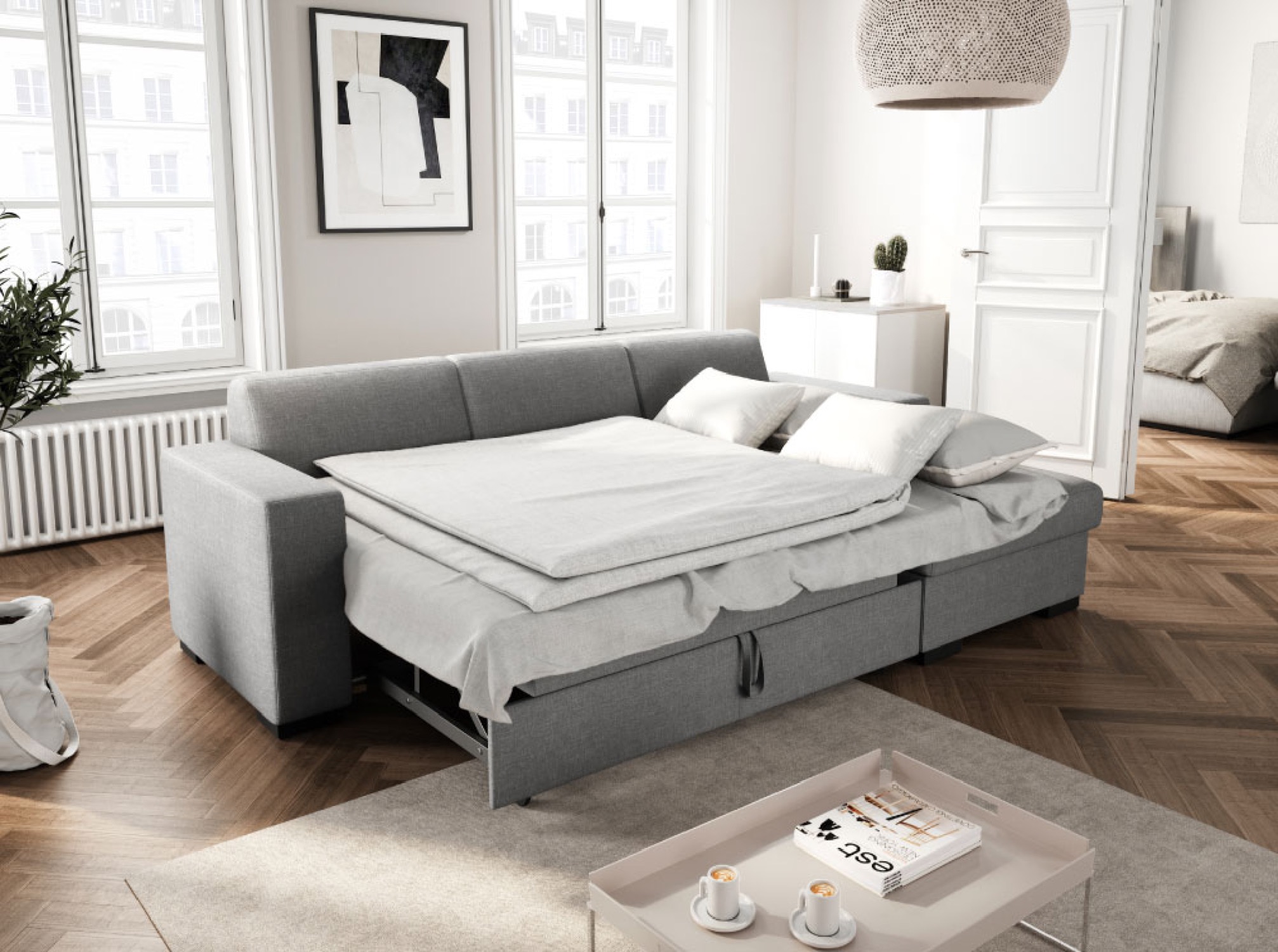 fuji - Canapé convertible Gris - Vue supplémentaire 2