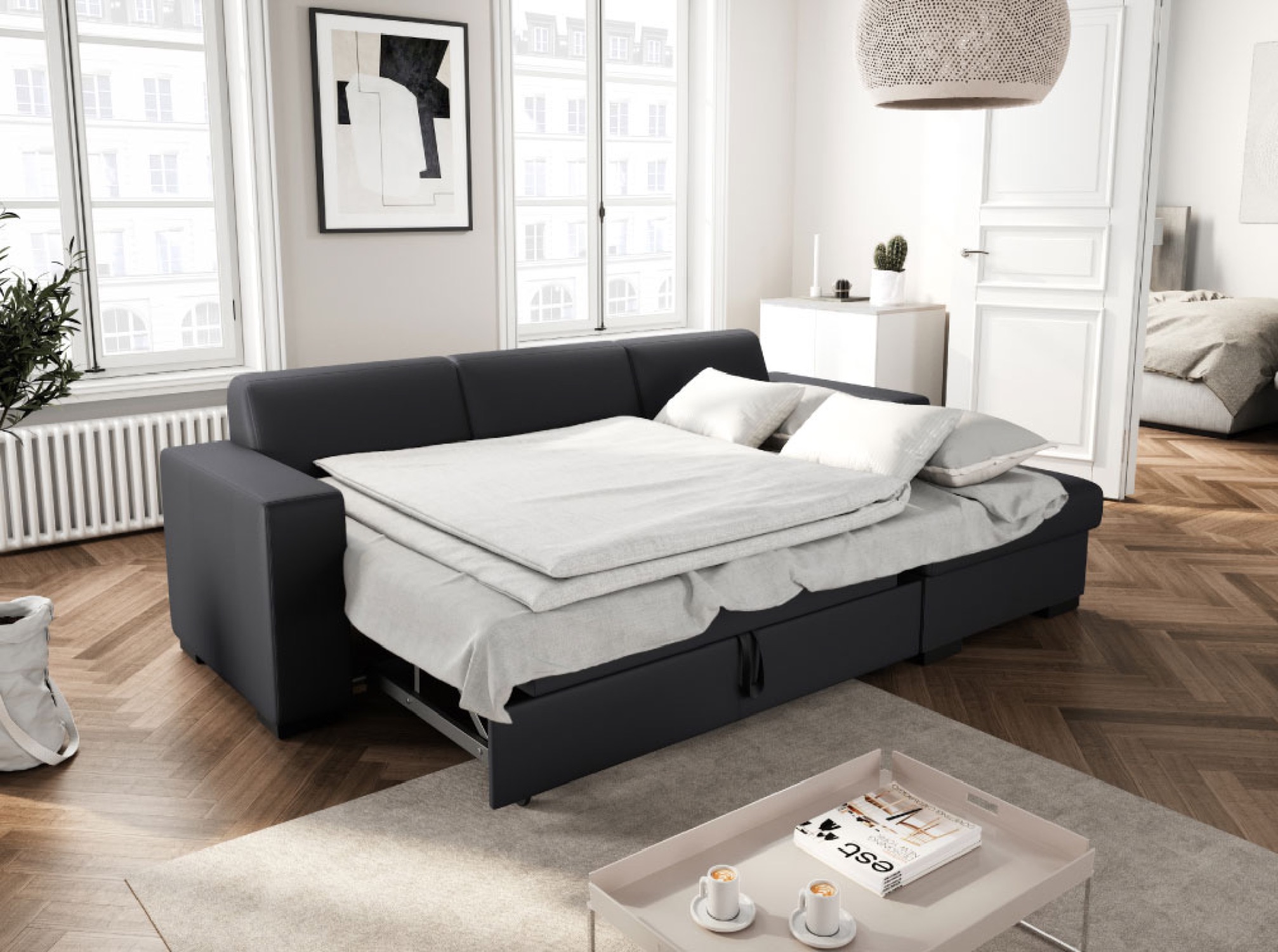 fuji - Canapé convertible Gris - Vue supplémentaire 2