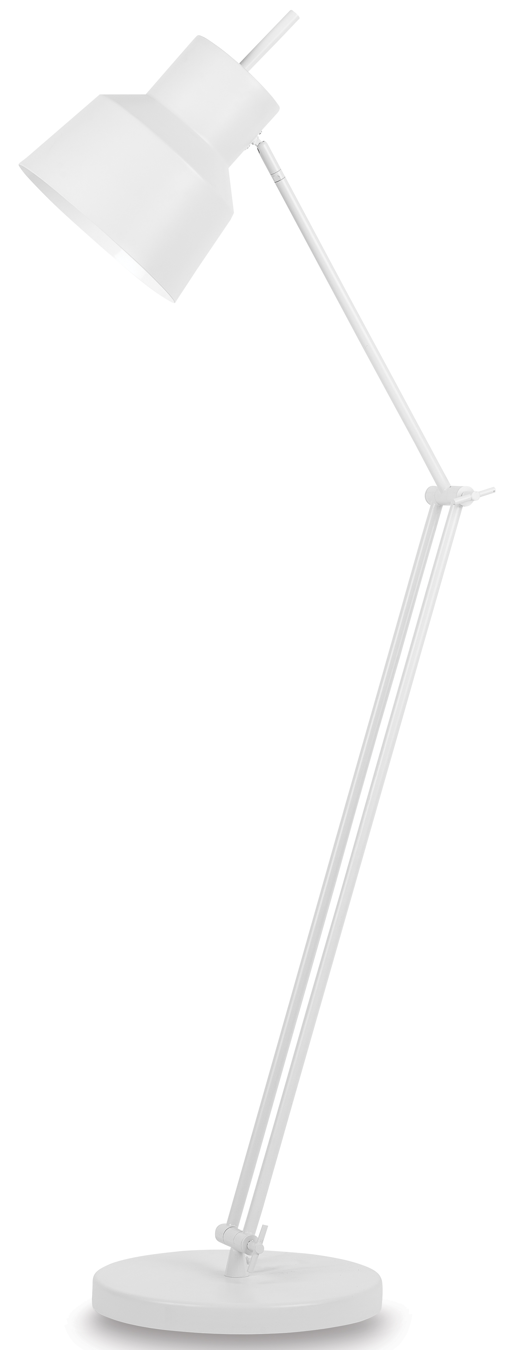 Lampadaire ajustable blanc H156cm