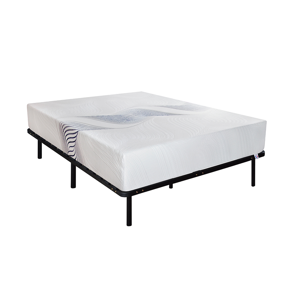 Ensemble matelas Zeus avec sommier en métal 2 places (photo) Ensemble matelas Zeus avec sommier en métal 2 places