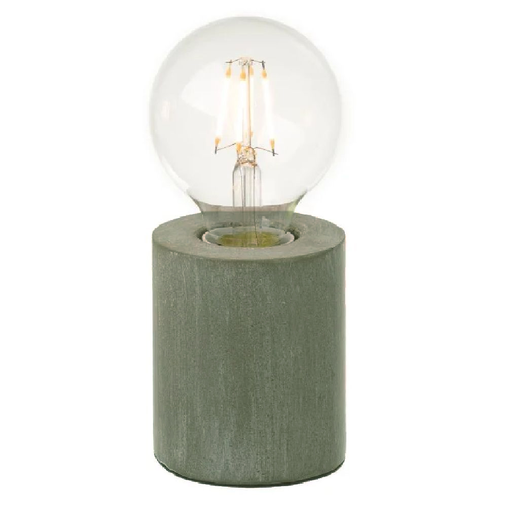 Lampe bois clair et ampoule néo-vintage H18cm (photo) Lampe bois clair et ampoule néo-vintage H18cm