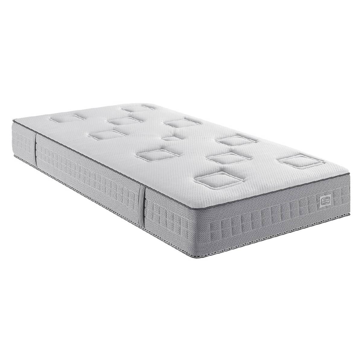 Matelas ressorts ensachés mémoire de forme 90x200