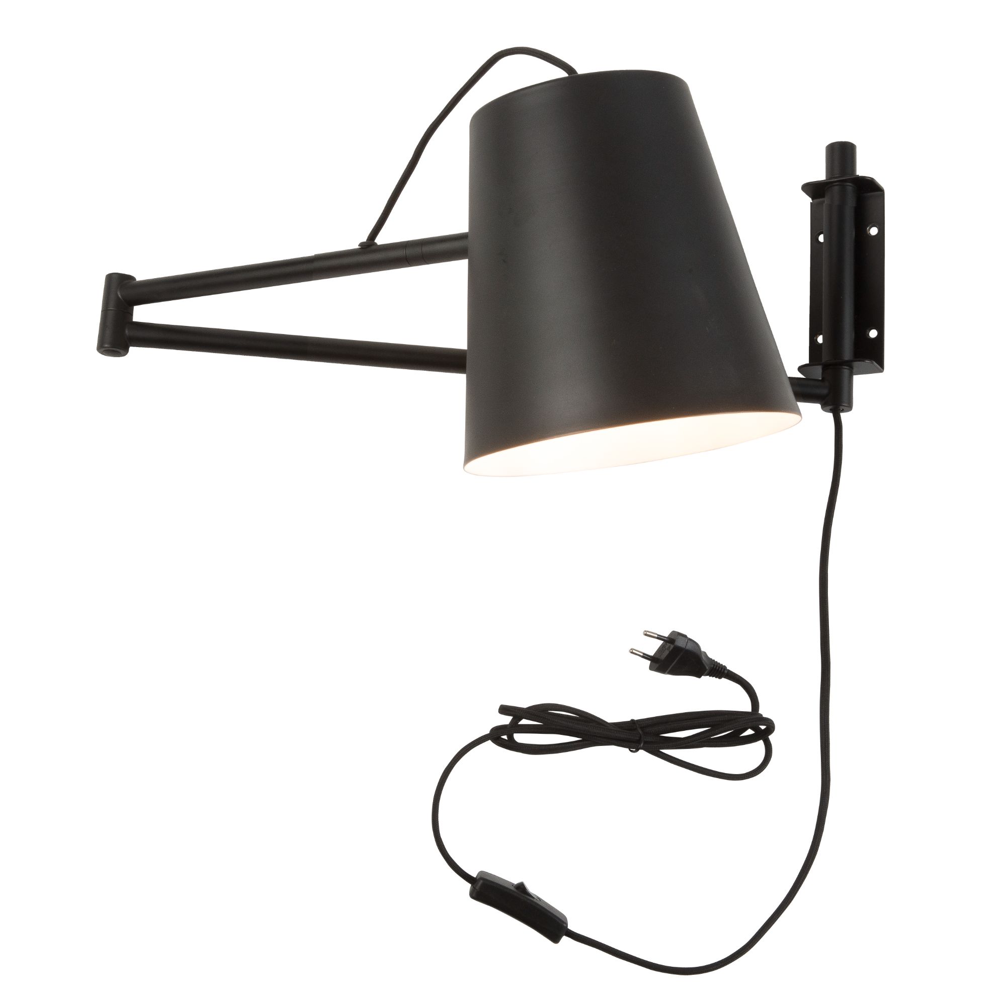 Applique modulable noire H26cm Applique modulable noire H26cm