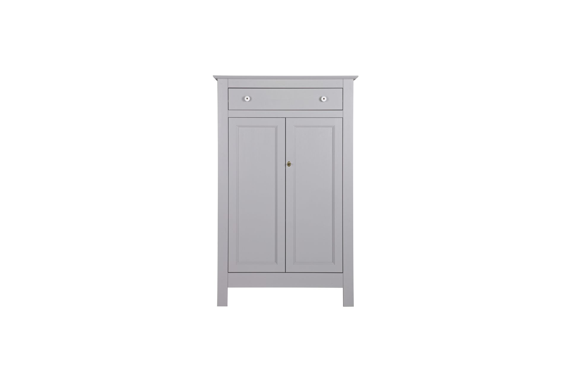 Armoire vintage pin massif gris bÃ©ton