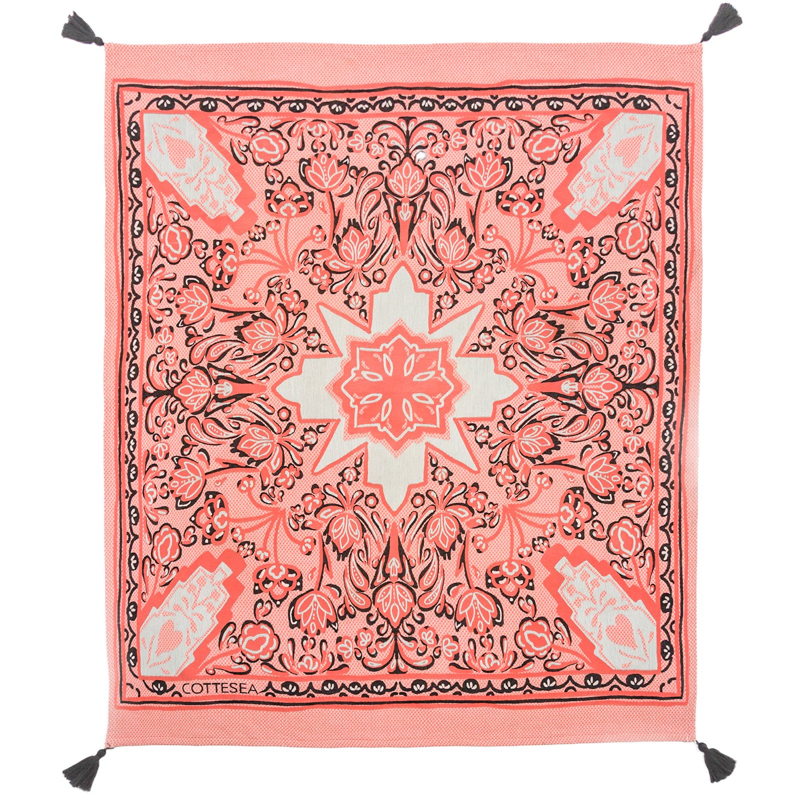 Drap de plage en coton biologique rose 140 x 170 Drap de plage en coton biologique rose 140 x 170